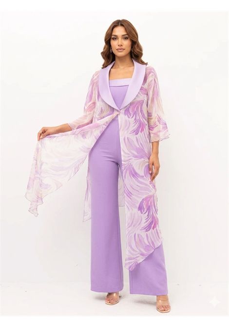 Tuta in Cady con Spolverino in Seta CURVY ALLURE | Abiti | A2026106 A202610766